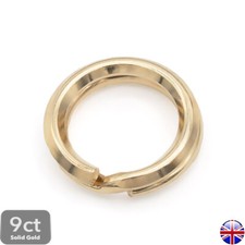 9ct Gold Split Ring 5mm | Solid Gold Double Jump Ring for Charms & Repairs