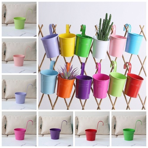 1pc hanging flower pots iron - hanging,