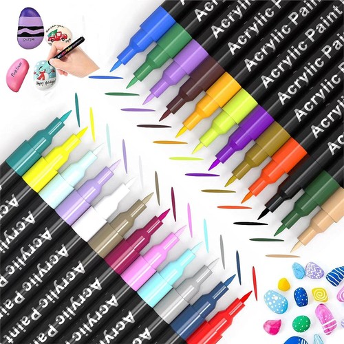 Colours acrylic paint pens - colours,