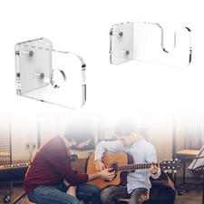 1/2 Pair of Guitar Wall Bracket / Acrylic Guitar Hanger / Perspex Guitar Holder
