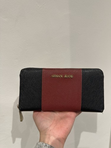 Armani jeans leather - leather, wallet