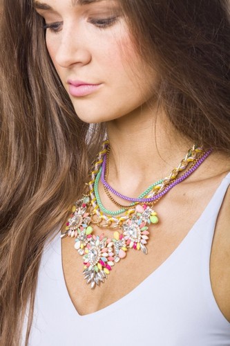 Tropical floral statement - tropical,