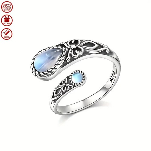925 sterling silver moonstone - 925,