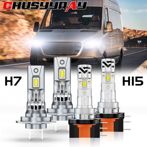 H15 led headlight low - h7, hi/low