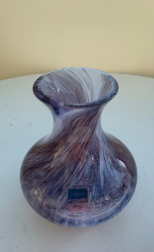 Caithness glass vase - glass,
