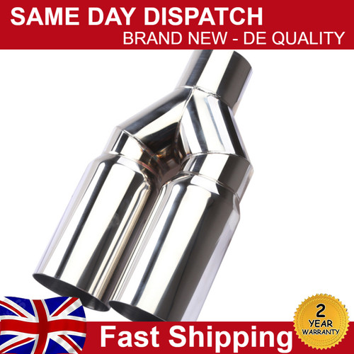 Twin straight cut tailpipe - twin,