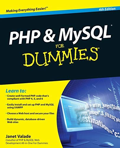 Php and mysql for - for, dummies