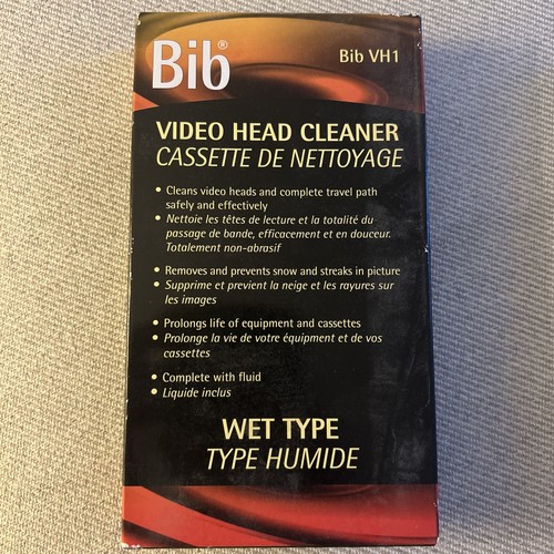 Bib video head cleaner - bib,
