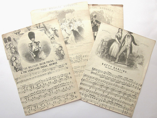 Musical bouquet victorian - musical,