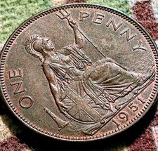 ⭐1951 Penny. George VI