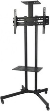 Maclean MC-661 TV Mobile Floor Stand Plasma/LCD TV Trolley w/Mounting Bracket &