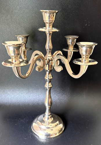 Arm candelabra polished - arm,
