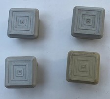 Vintage OEM Magnepan Square White Endcap Set of Four