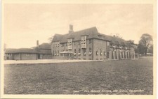 Isleworth near Twickenham & Hounslow. Green School for Girls # 31995. Block.