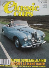 Classic Cars 03/1990 featuring