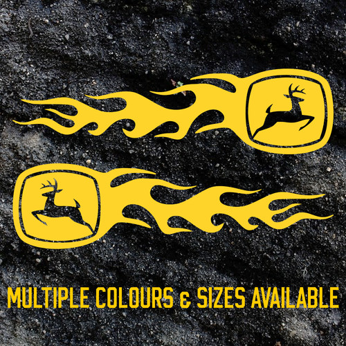 John deere logo flame agrispec - john,