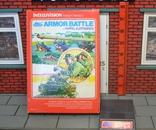 Vintage Mattel Intellivision Console Game - Shown Working - Armor Battle
