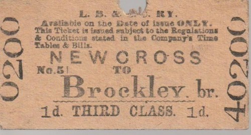 Lbscr railway ticket new - lbscr,