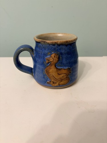 Vintage blue studio pottery - vintage,