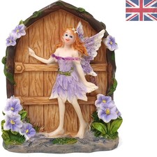 Whimsical Violet Fairy Door -