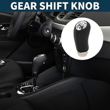 6 Speed Manual Gear Shifter Knob for Renault Scenic II 2003-2006 Plastic Black