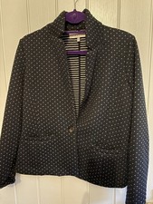Kew London Navy Blue Smart Casual Ladies Jacket (Size 14)