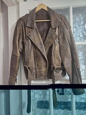 Vintage Echtes Leder Brown