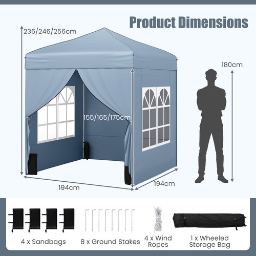 Sidewalls 194x194cm commercial - sidewalls,