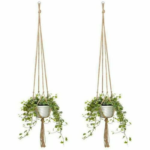 Macrame jute plant - macrame, hanger
