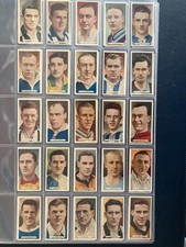 cigarette cards famous footballers Ardath 1934 full set