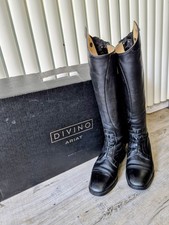 ARIAT DIVINO Leather Riding Boots (Ladies) ST SIZE UK6 EU39 (Black) 