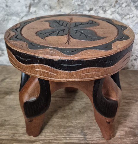Vintage hand carved wooden - vintage,