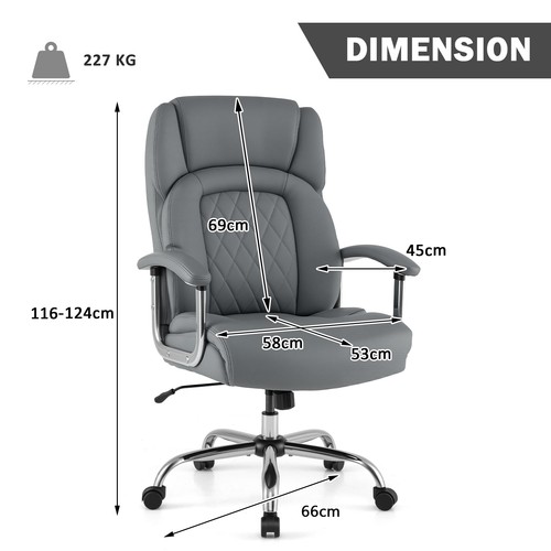 Leather executive chair - executive, with