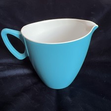 Vintage Gaydon Melmex Small Jug Pitcher TURQUOISE BLUE Melamine MILK gravy 60’s