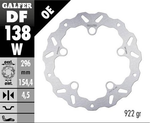 Front brake disc - brake, 125r