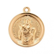St. Christopher Round Sterling
