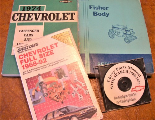 1974 chevy manual book camaro - 1974,