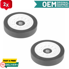 2X Beko DCU8230 Tumble Dryer Drum Pulley Wheel Roller