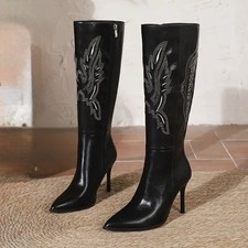 Mid Calf Boots Shoes Womens
