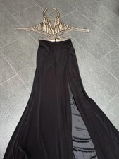 Dynasty London black embellished prom dress