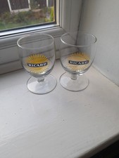 Ricard Goblet Glasses  X 2