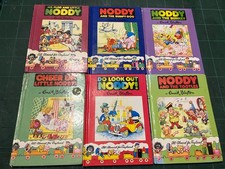 6x Enid Blyton Noddy Books 80s