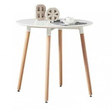 Halo Round Dining Table Black