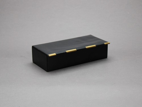 French art deco leather box - art,