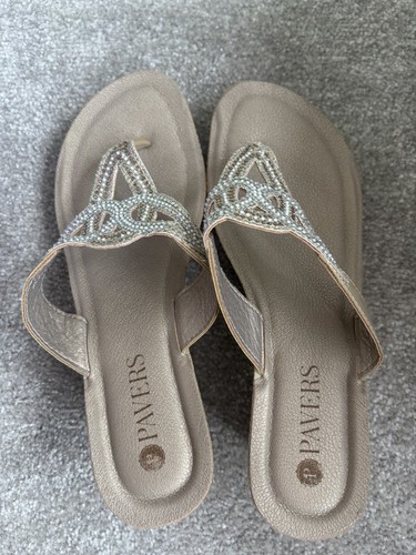 Pavers beige sandals - pavers, 5