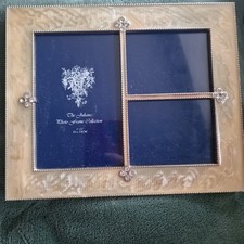Vtg Multi Image JULIANA PHOTO FRAME COLLECTION gold Enamel Silver