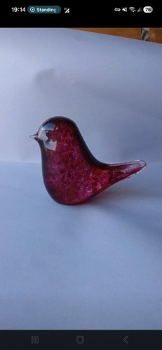 Wedgewood cranberry and clear