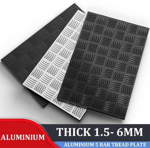 Aluminium bar tread plate - aluminium, 5