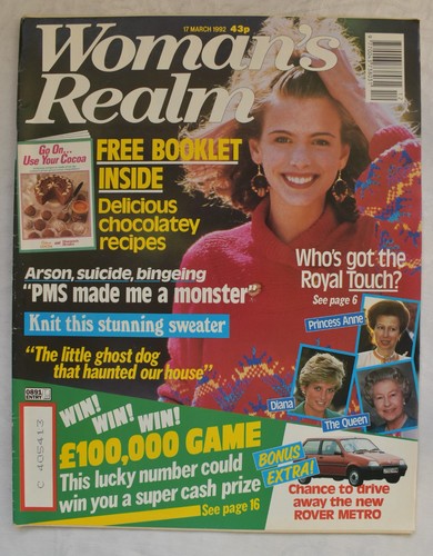 Woman realm march 1992 - woman's,