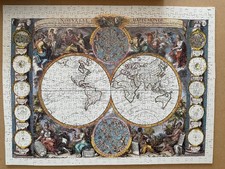 Optimago 600 piece jigsaw ”Nouvelle Mappe-Monde”by Bailleul le Jeune in 1750.